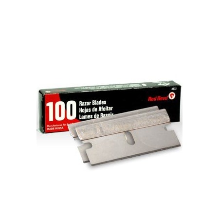 Red Devil Utility Knife Blades, Razor Blades - Single Edge, 100PK 3272